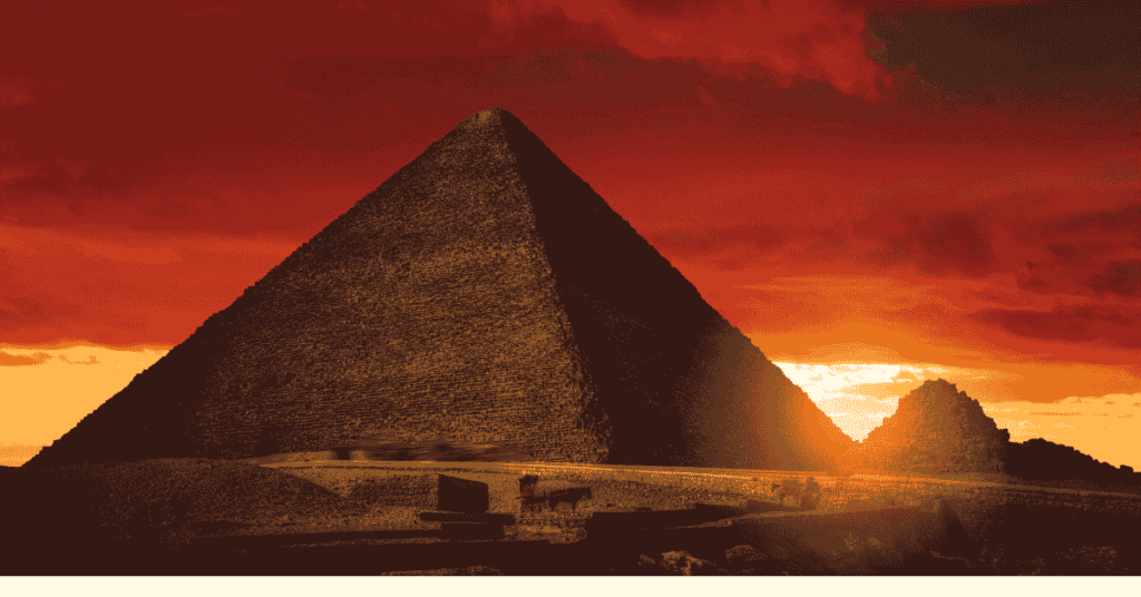 Reflecting on the Wonders of Egypt Pyramids